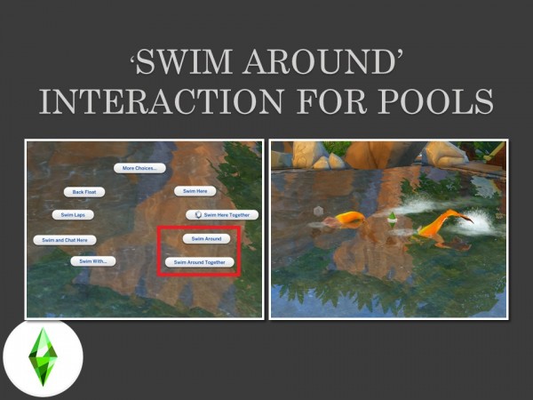  Mod The Sims: Swim Around in Pools by Teknikah