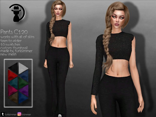  The Sims Resource: Pants C120 by turksimmer