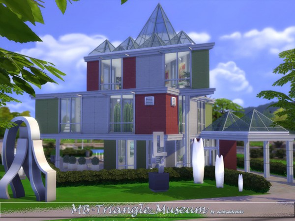 The Sims Resource: Triangle Museum by matomibotaki