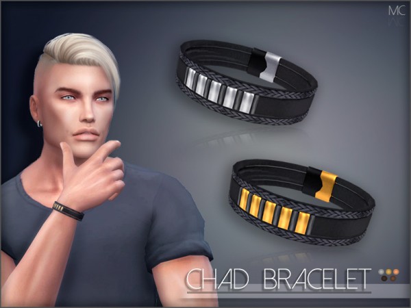  The Sims Resource: Chad Bracelet by Mathcope