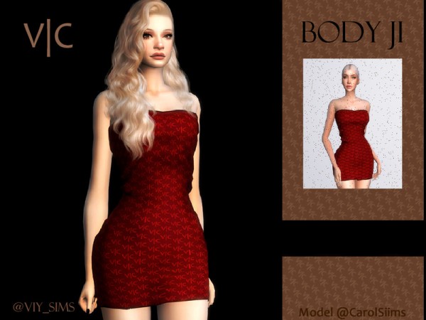  The Sims Resource: Dress JI by Viy Sims