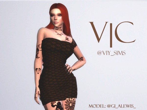 The Sims Resource: Dress JI by Viy Sims