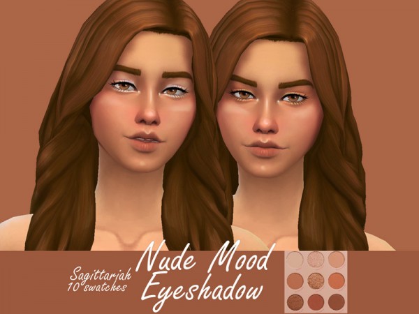  The Sims Resource: Colourpop Nude Mood Eyeshadow by Sagittariah