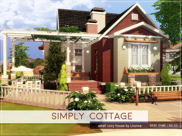  The Sims Resource: Simply Cottage by Lhonna