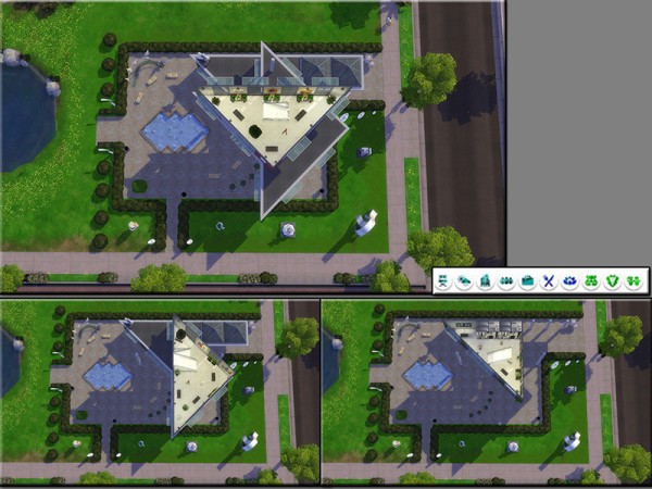  The Sims Resource: Triangle Museum by matomibotaki