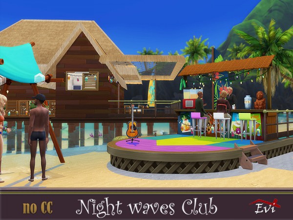  The Sims Resource: Nightwaves club by evi