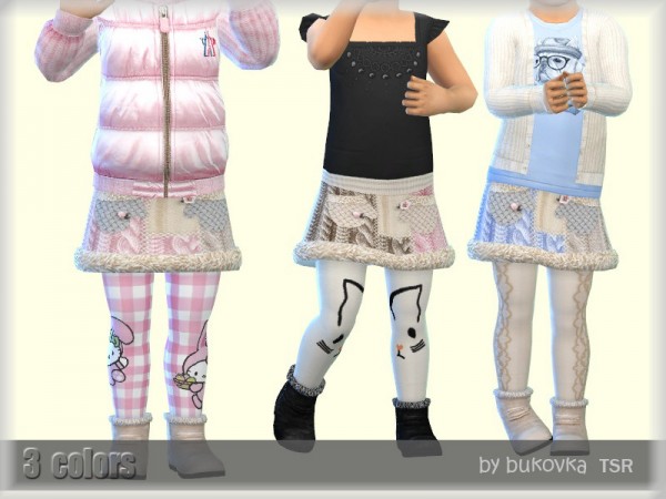  The Sims Resource: Skirt Trimmed With by bukovka