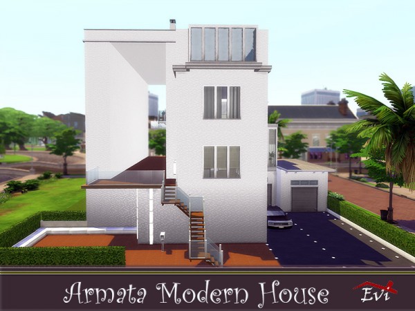  The Sims Resource: Armata Modern House by evi