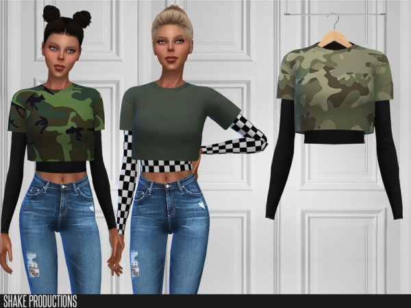  The Sims Resource: 362 T Shirt by ShakeProductions