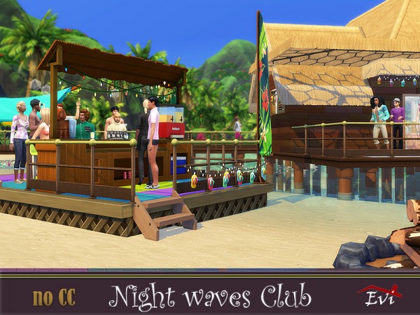  The Sims Resource: Nightwaves club by evi