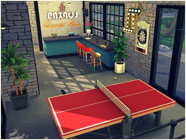  The Sims Resource: Red Bun Restaurant by lotsbymanal