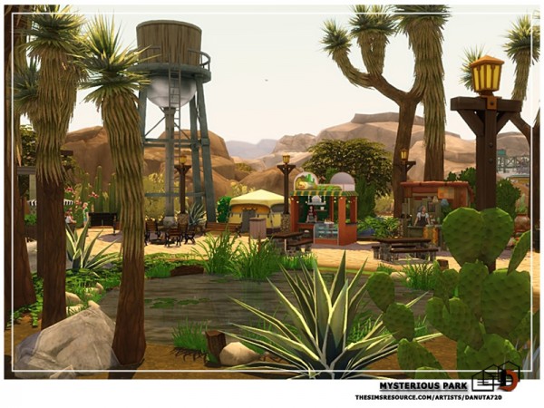  The Sims Resource: Mysterious park by Danuta720