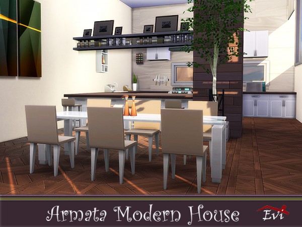  The Sims Resource: Armata Modern House by evi