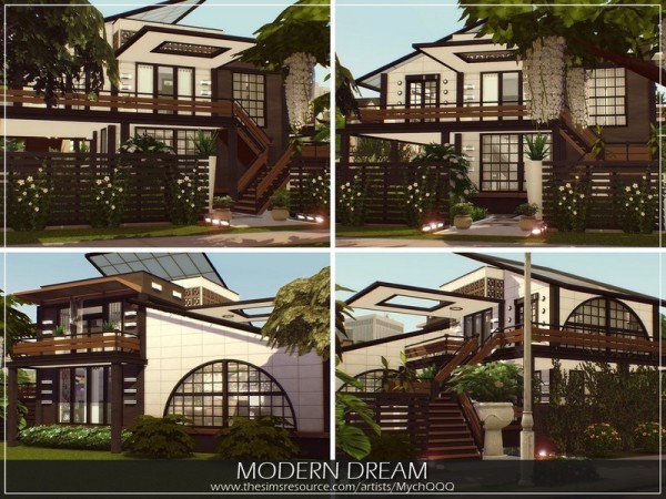  The Sims Resource: Modern Dream house by MychQQQ