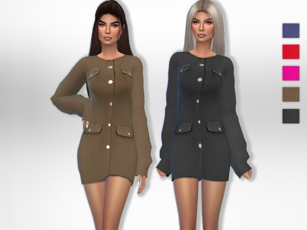  The Sims Resource: Alita Dress by Puresim