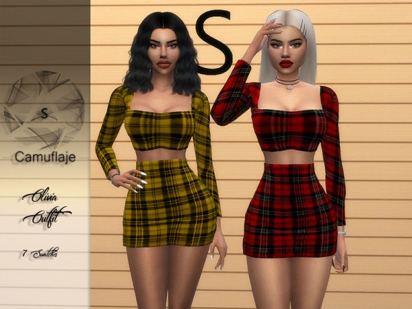  The Sims Resource: Olivia Outfit by Camuflaje