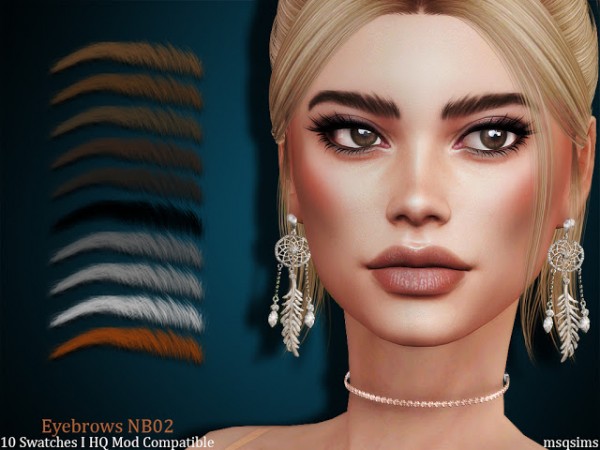  MSQ Sims: Eyebrows NB02