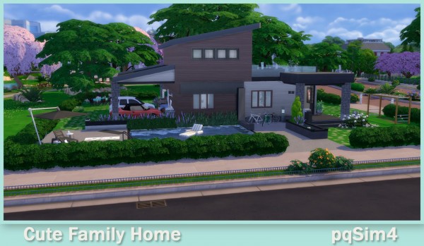  PQSims4: Cute Family Home