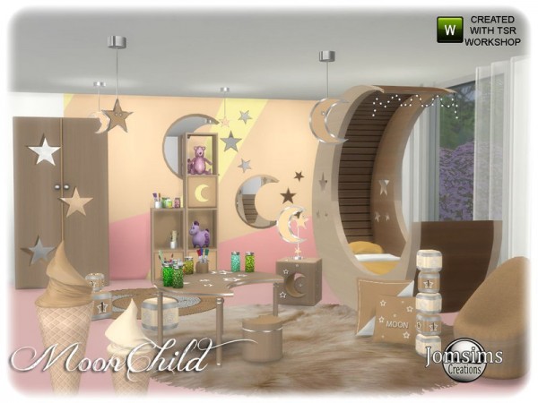  The Sims Resource: Moonchild kids bedroom by jomsims