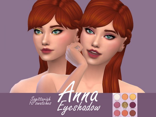 The Sims Resource: Colourpop Anna Eyeshadow by Sagittariah