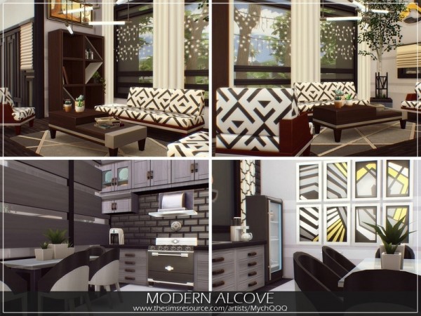  The Sims Resource: Modern Alcove home by MychQQQ
