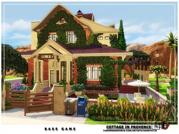  The Sims Resource: Cottage in Provence by Danuta720
