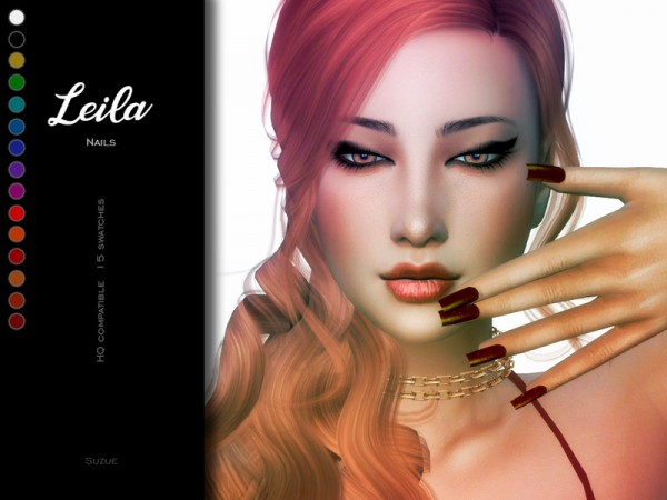  The Sims Resource: Leila Nails by Suzue