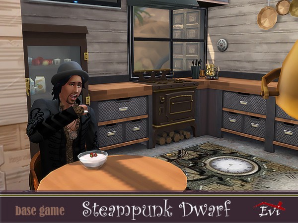  The Sims Resource: Steampunk dwarf by evi