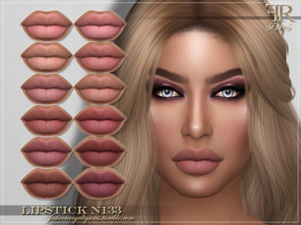  The Sims Resource: Lipstick N133 by FashionRoyaltySims