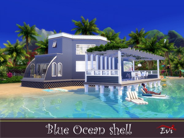  The Sims Resource: Blue Ocean Shell by evi