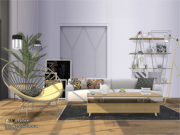  The Sims Resource: Ilum Living Room by  ArtVitalex