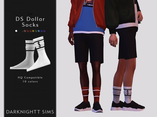  The Sims Resource: Dollar Socks by DarkNighTt