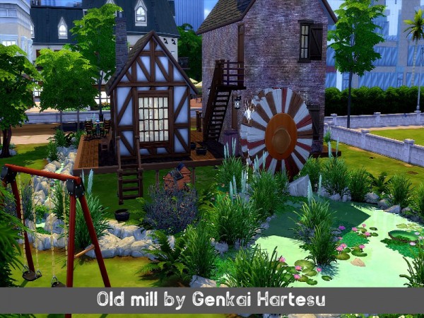  The Sims Resource: Old Mill   No CC by GenkaiHaretsu