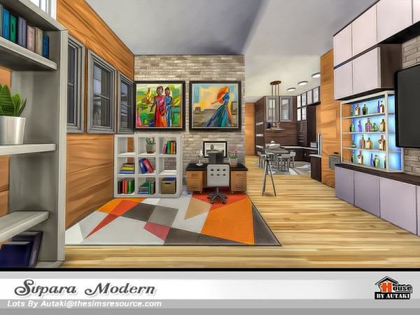  The Sims Resource: Supara Modern House by autaki