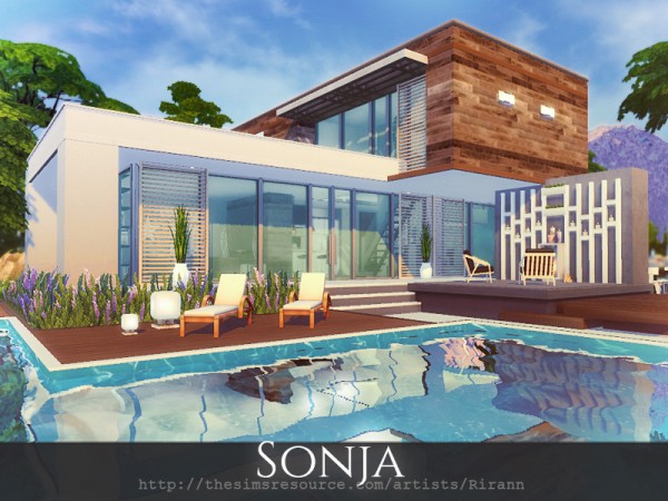  The Sims Resource: Sonja House by Rirann