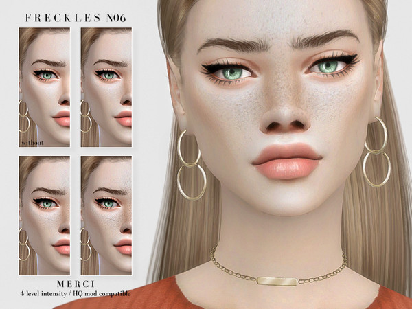  The Sims Resource: Freckles N06 by Merci