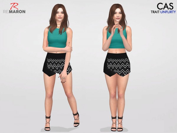  The Sims Resource: CAS Pose   Set 04 by remaron