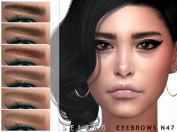  The Sims Resource: Eyebrows N47 by Seleng