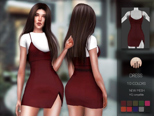  The Sims Resource: Dress BD170 by busra tr