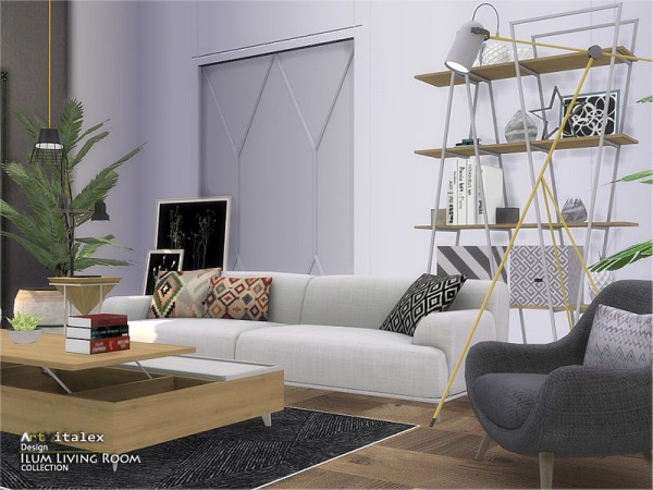  The Sims Resource: Ilum Living Room by  ArtVitalex