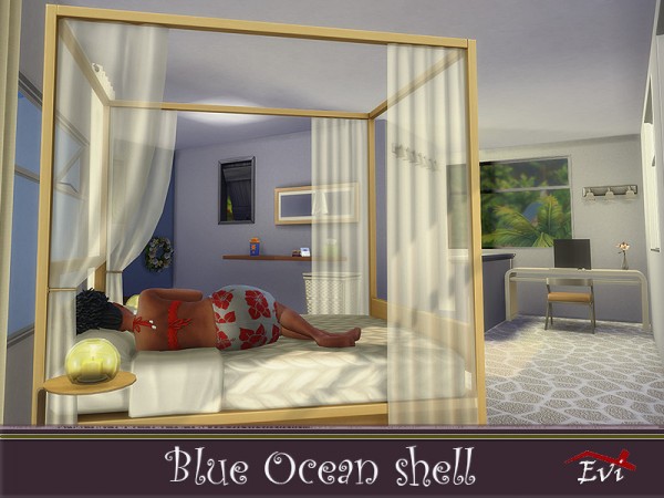  The Sims Resource: Blue Ocean Shell by evi