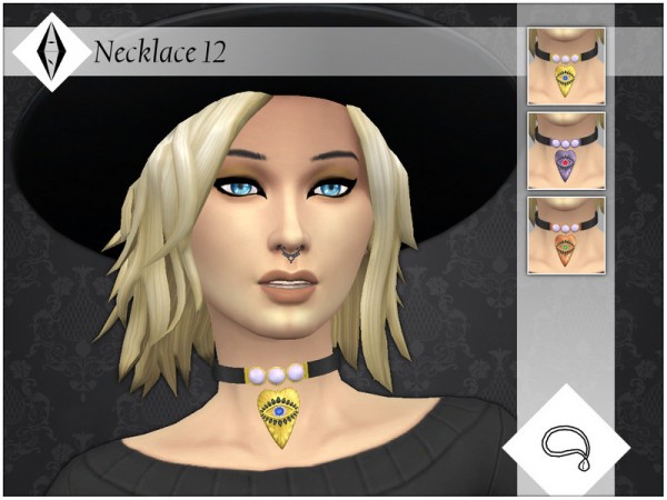  The Sims Resource: Necklace 12 by AleNikSimmer