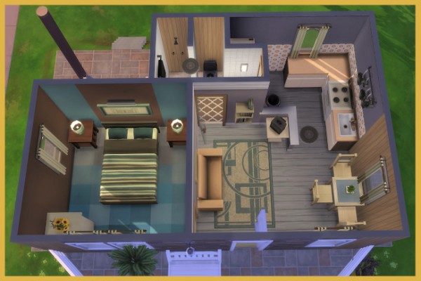  Blackys Sims 4 Zoo: Tiny Home 1 by Kosmopolit