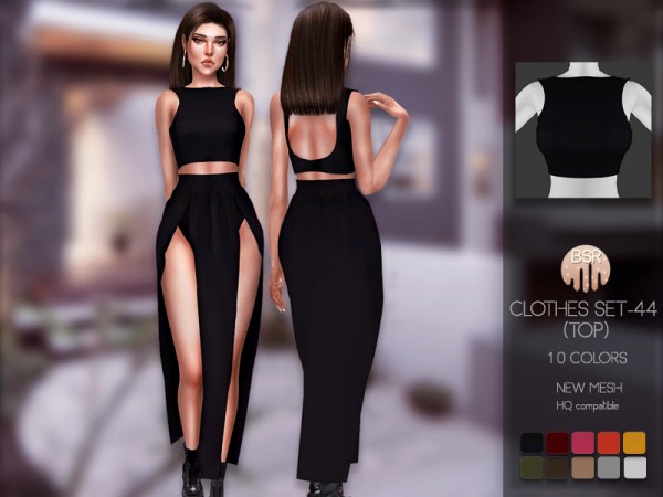  The Sims Resource: Clothes SET 44 top by busra tr