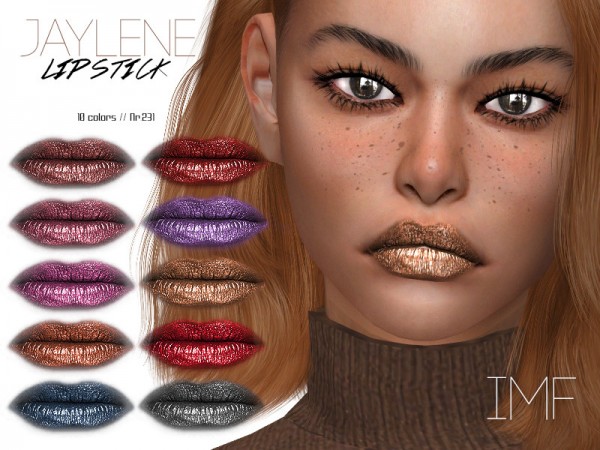  The Sims Resource: Jaylene Lipstick N.231 by IzzieMcFire