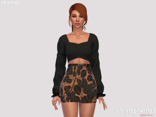  The Sims Resource: Rewind Skirt by Christopher067