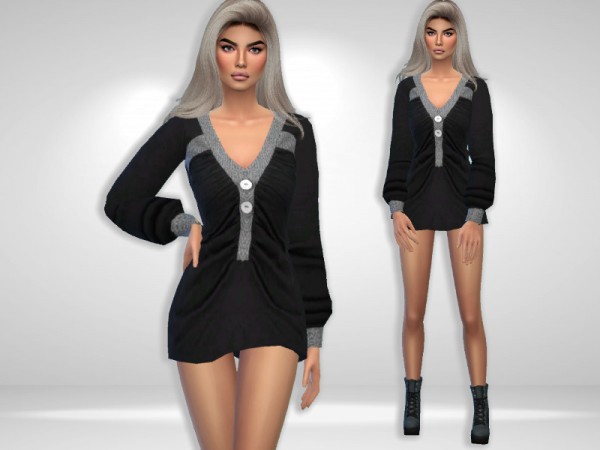  The Sims Resource: Beck Top and Dress by Puresim