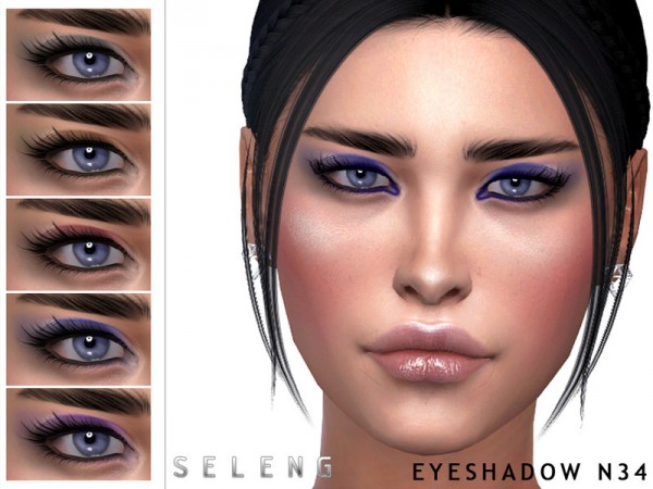  The Sims Resource: Eyeshadow N34 by Seleng