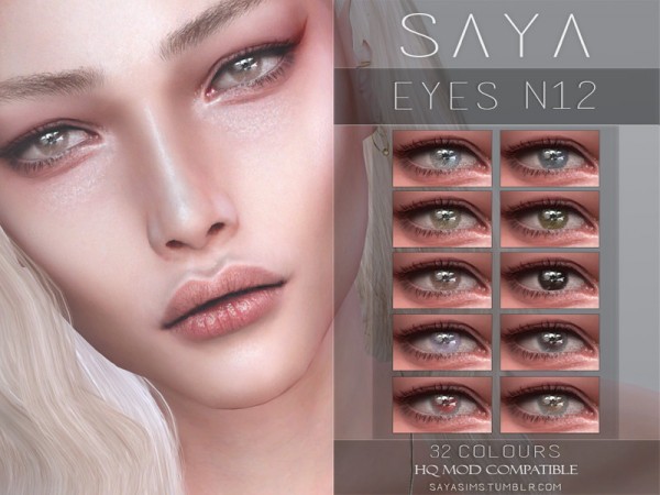  The Sims Resource: Eyes N12 by SayaSims