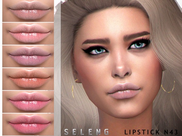  The Sims Resource: Lipstick N43 by Seleng